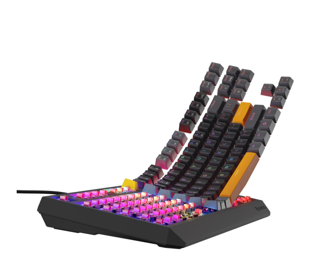 Genesis Thor 230 TKL Anchor Gray Positive US Outemu Red - 1226121 - zdjęcie 5
